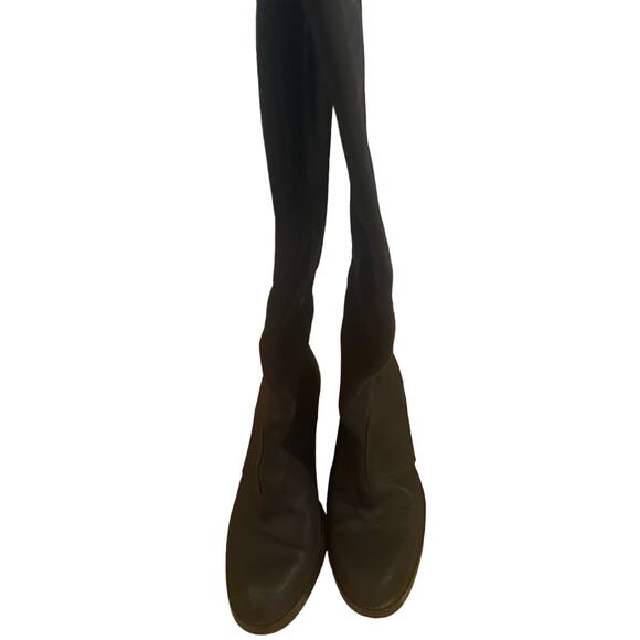 Acne Shoes - Acne Black Leather Healed Boots Size 37